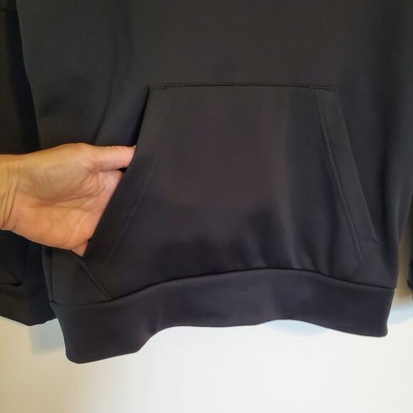 Adidas Men's S Pullover Hoodie Black Aeroready Game & Go Gorpcore Sweatshirt - Picture 6 of 10